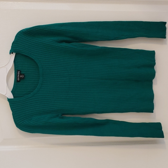 George Ladies Green Pull On Sweater 